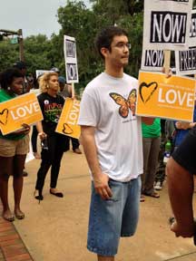 Standing on the Side of Love Rally