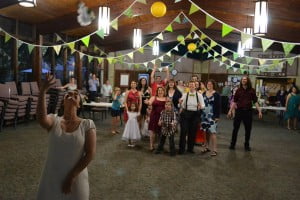 Wedding Bouquet Toss