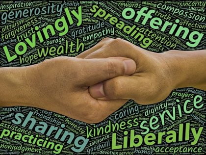 joined hands photo