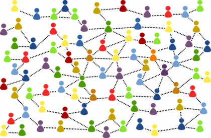 connected web of people