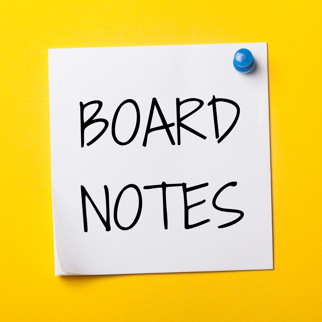 Board Minutes for December 2023